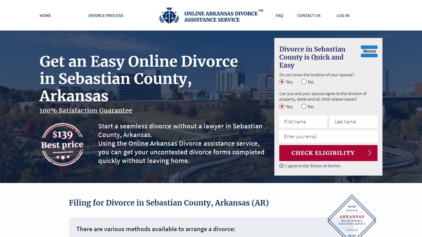 Filing for Divorce in Sebastian County, Arkansas | Sebastian County Divorce